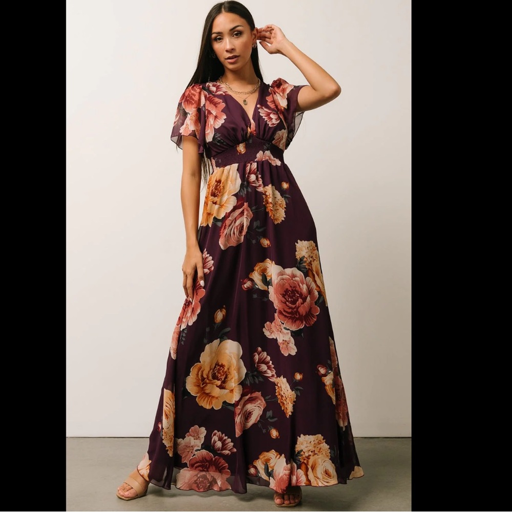 Baltic Born | Alexandria Smocked Maxi Dress